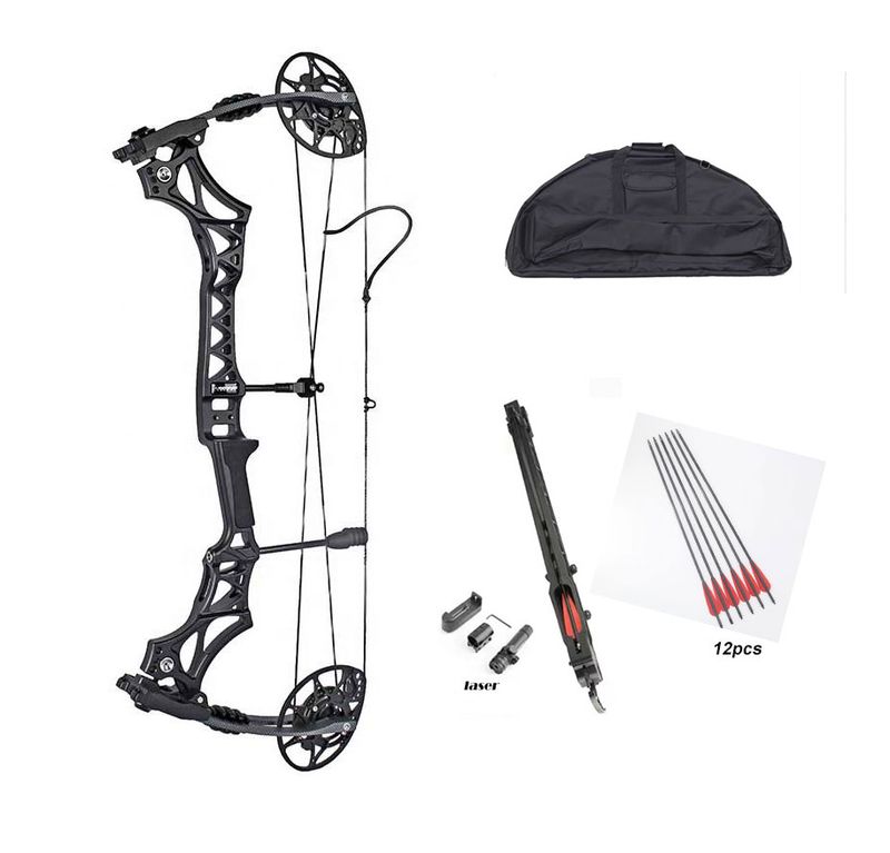 JWM-128K-2 Compound Bow with 12pcs Arrows Cartridge
