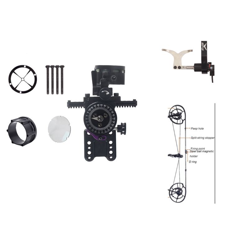 JWM-109K Bowstring and Arrow Rest and JWSI -3 Single Needle Sight