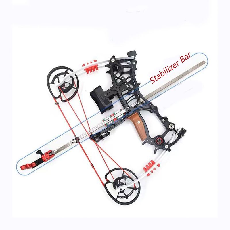 JWM-SP-03 Compound Slingshot Bow with Stabilizer Bar and Night Vision for Archery Beginners