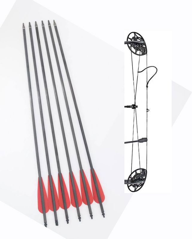 JWM-128K-2 Bowstring and 50pcs Arrows and 1pc Screw
