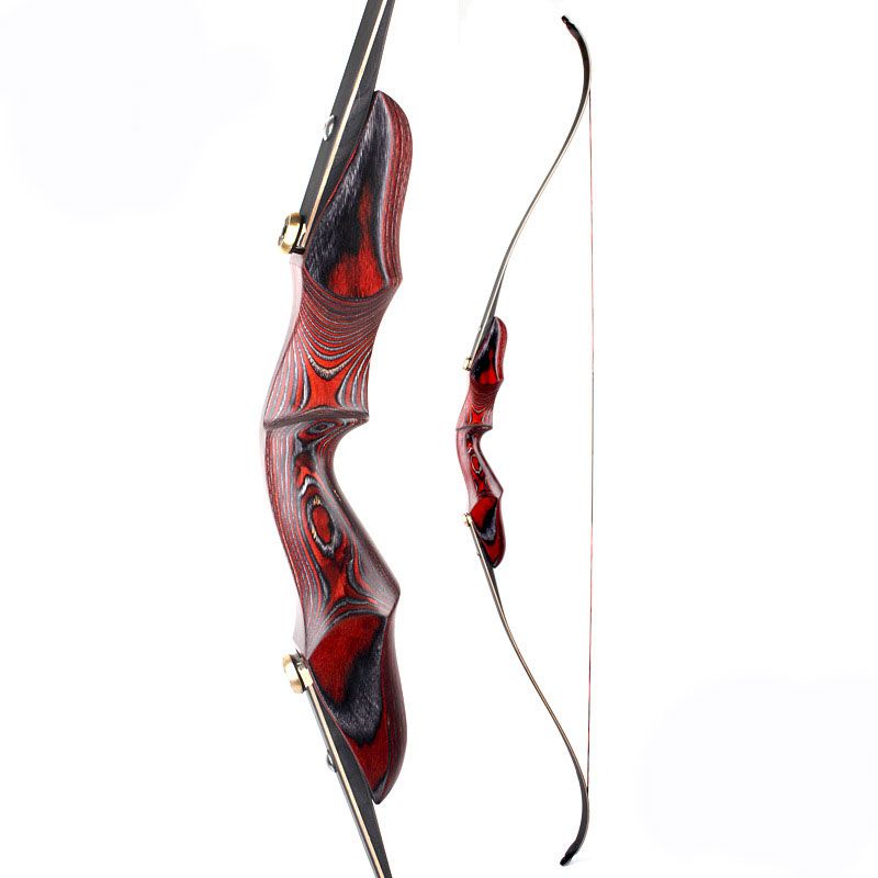 JWF-301 Wooden Riser Bow Takedown ILF Recurve Hunting Bow