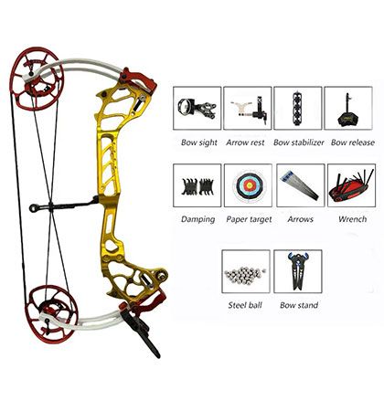 JWM-63X Double Functions Archery Slingshot Hunting Composite Bow