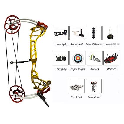 JWM-63X Double Functions Archery Slingshot Hunting Composite Bow