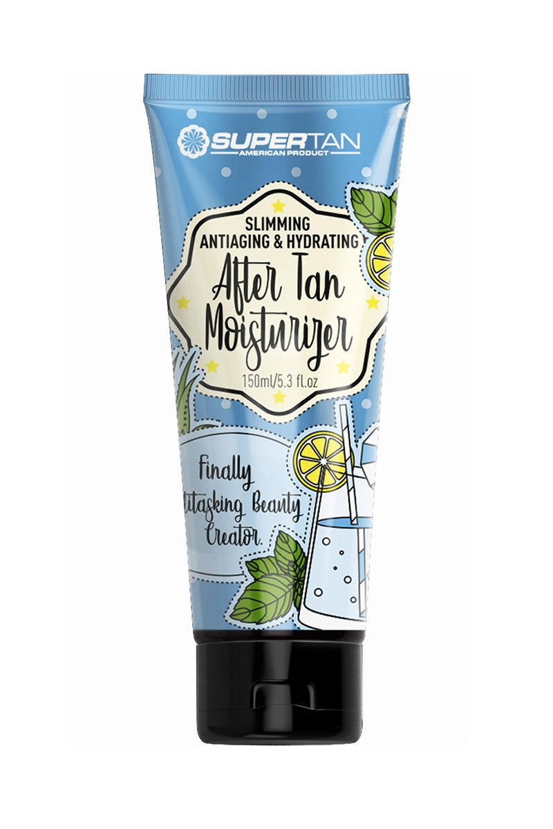Nach dem Sonnen – Das ist empfehlenswert für deine Haut: .Supertan After Tan für eine straffe strahlende Haut, Anti-Aging- und feuchtigkeitsspendende After-Bräunungslotion 150 ml