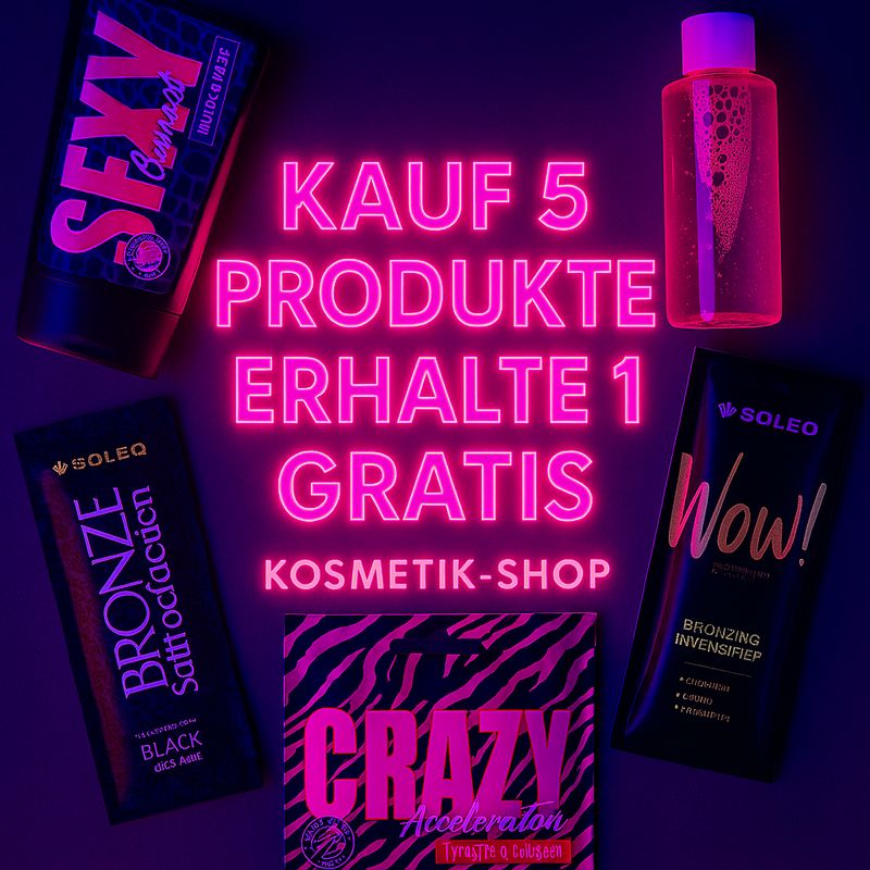 Bräune, die verführt – Hol dir dein Geschenk beim Kauf von 5 Produkten.