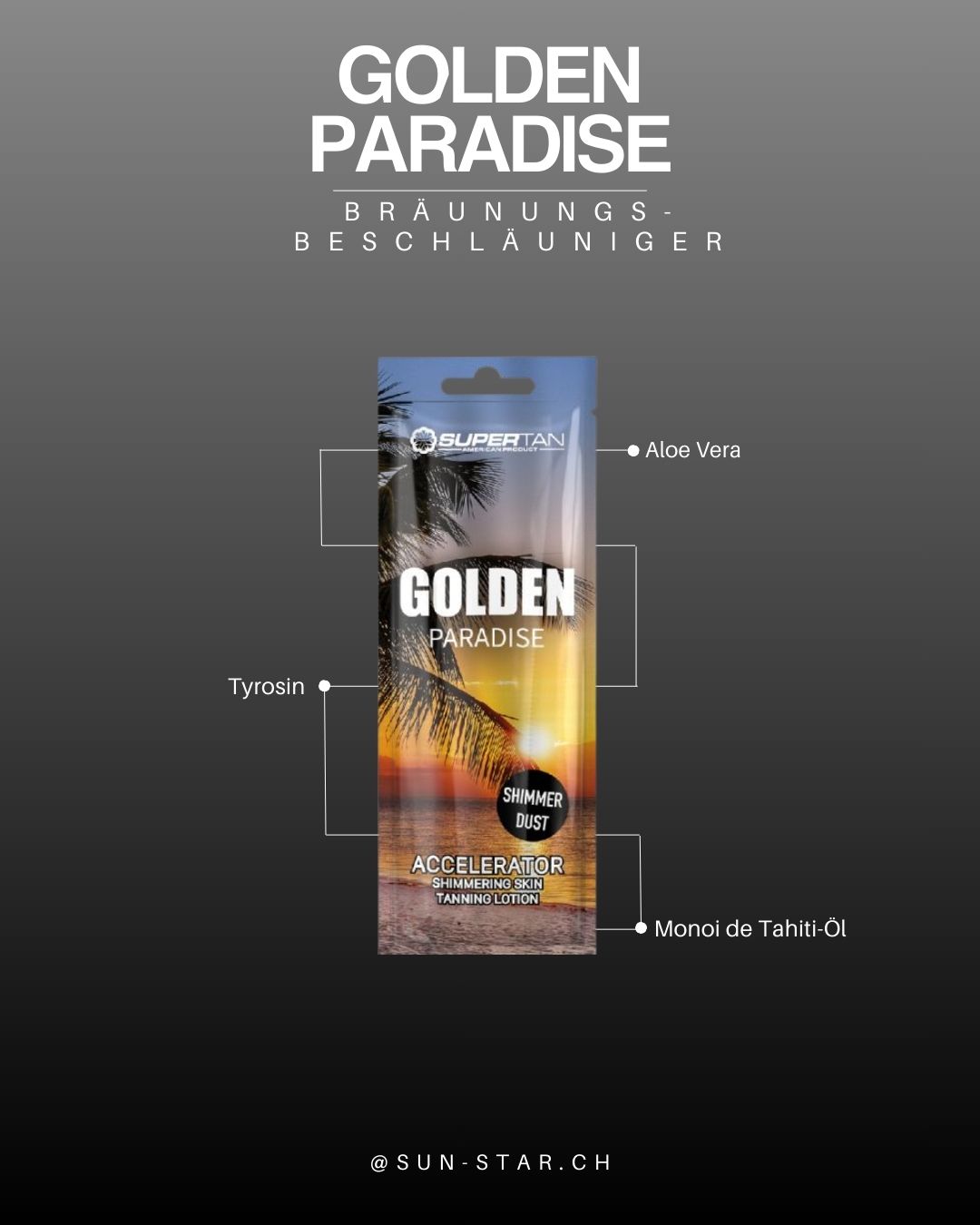 GOLDEN PARADISE - Schimmernder Beschleuniger