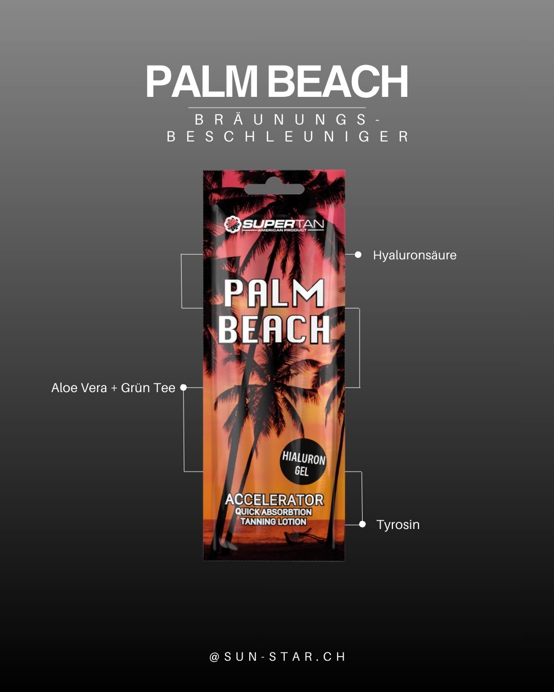 PALM BEACH - Bräunungsbeschleuniger