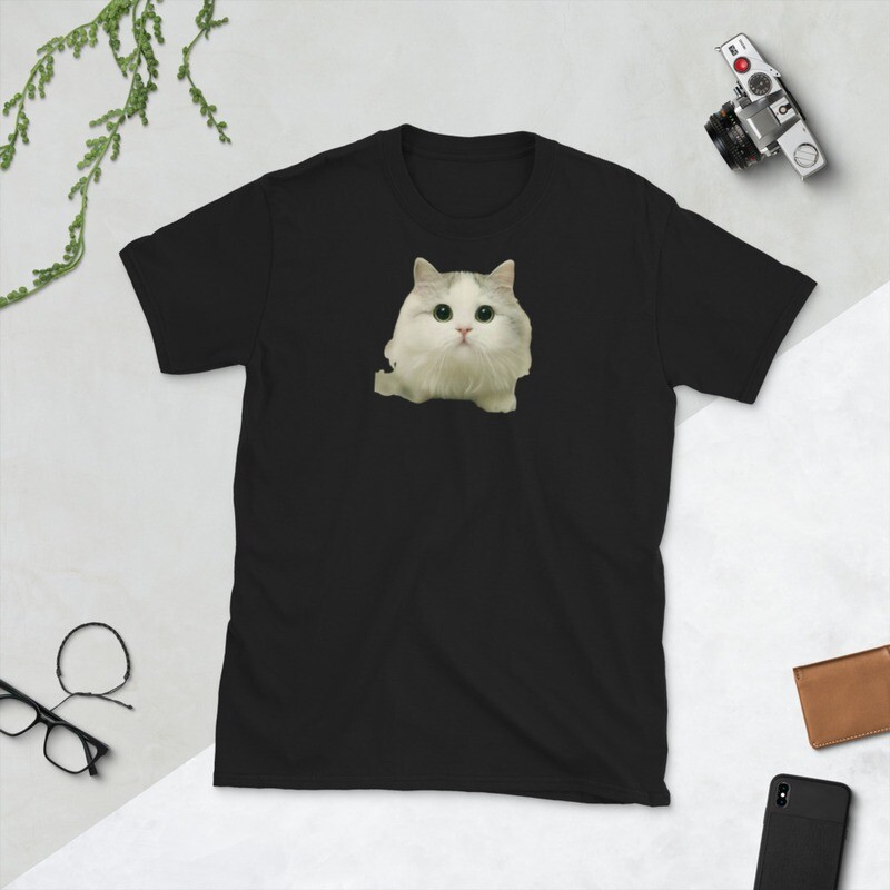cute cat-T-Shirt-Short-Sleeve Unisex T-Shirt