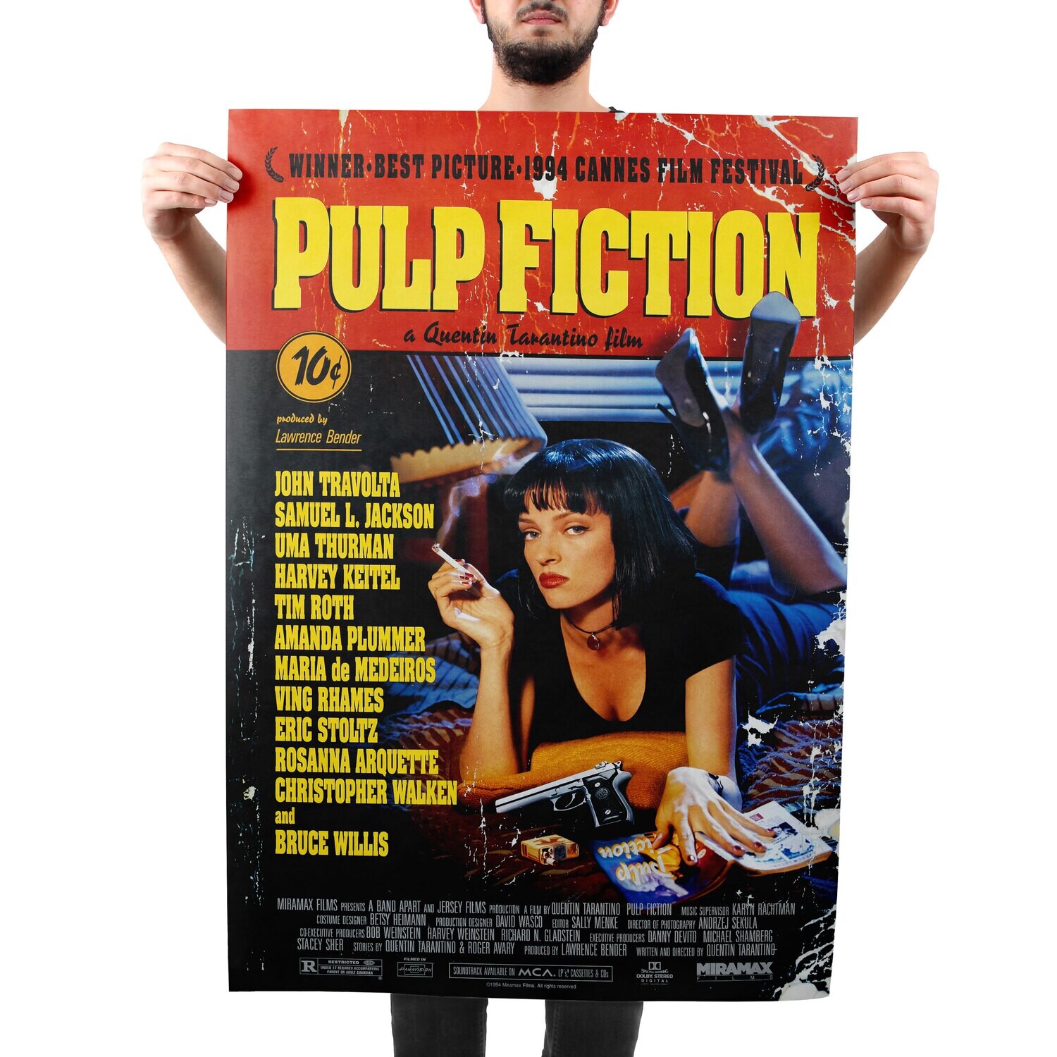PULP FICTION Movie PHOTO Print POSTER Alternative Film Art Samuel L Jackson 004