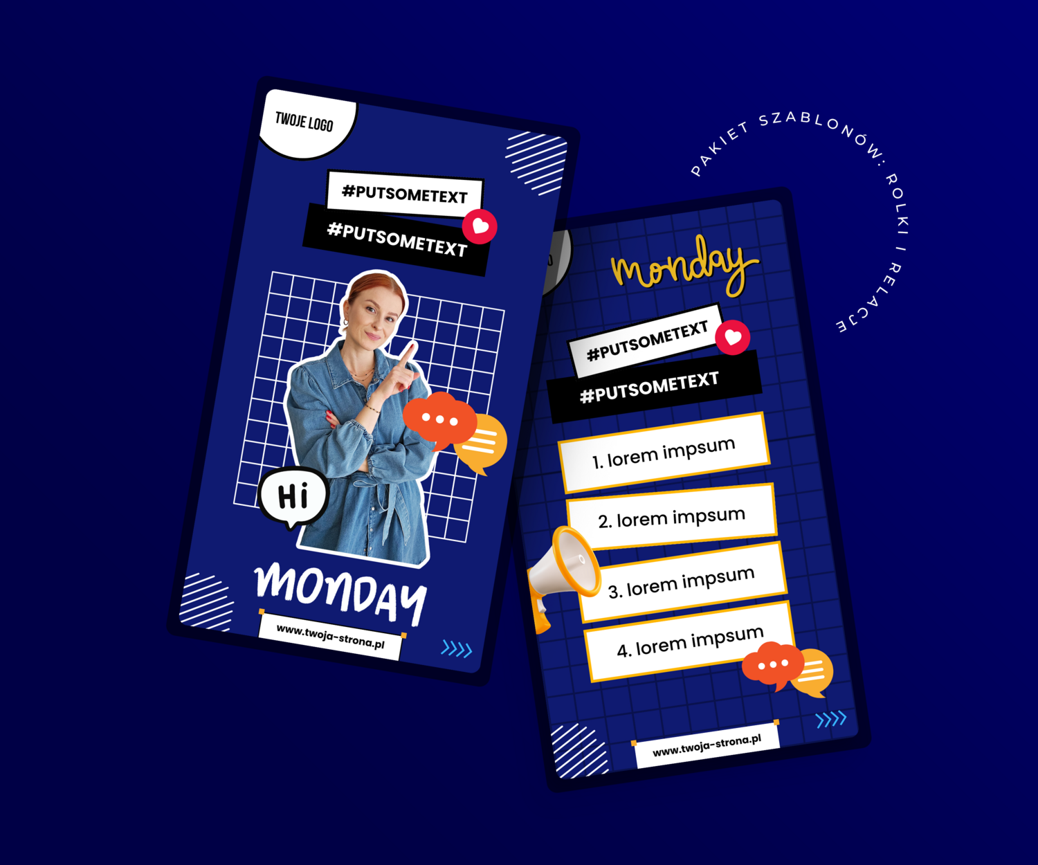 Pakiet na START: Gotowe Szablony Postów dla Twojej Szkoły Językowej