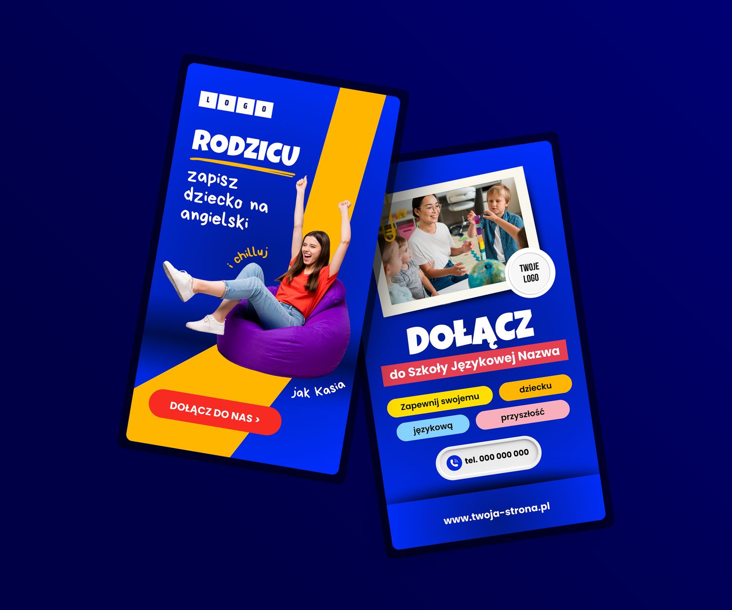 Pakiet Szablonów: Rolki i Relacje (E)Motion Talk