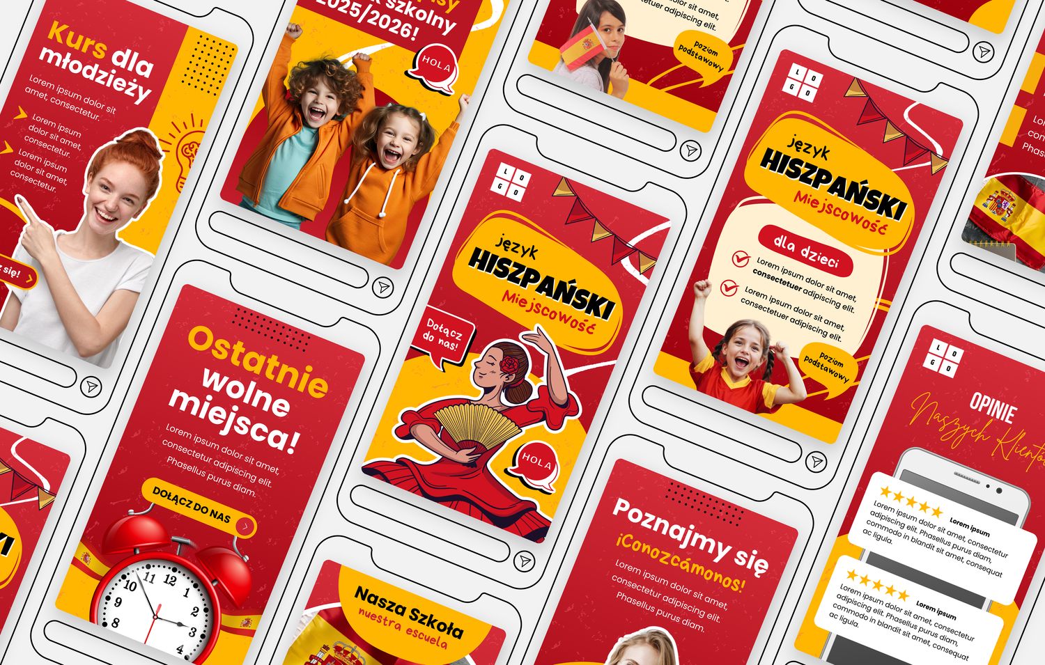 Pakiet Grafik i Szablonów: Promocja i Reklama (Język Hiszpański)