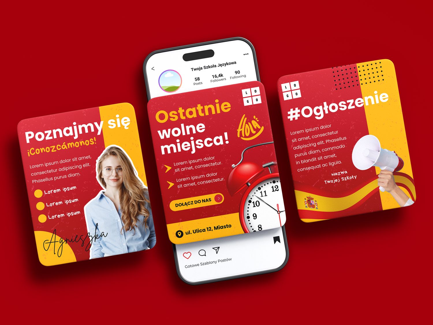 Pakiet Grafik i Szablonów: Promocja i Reklama (Język Hiszpański)