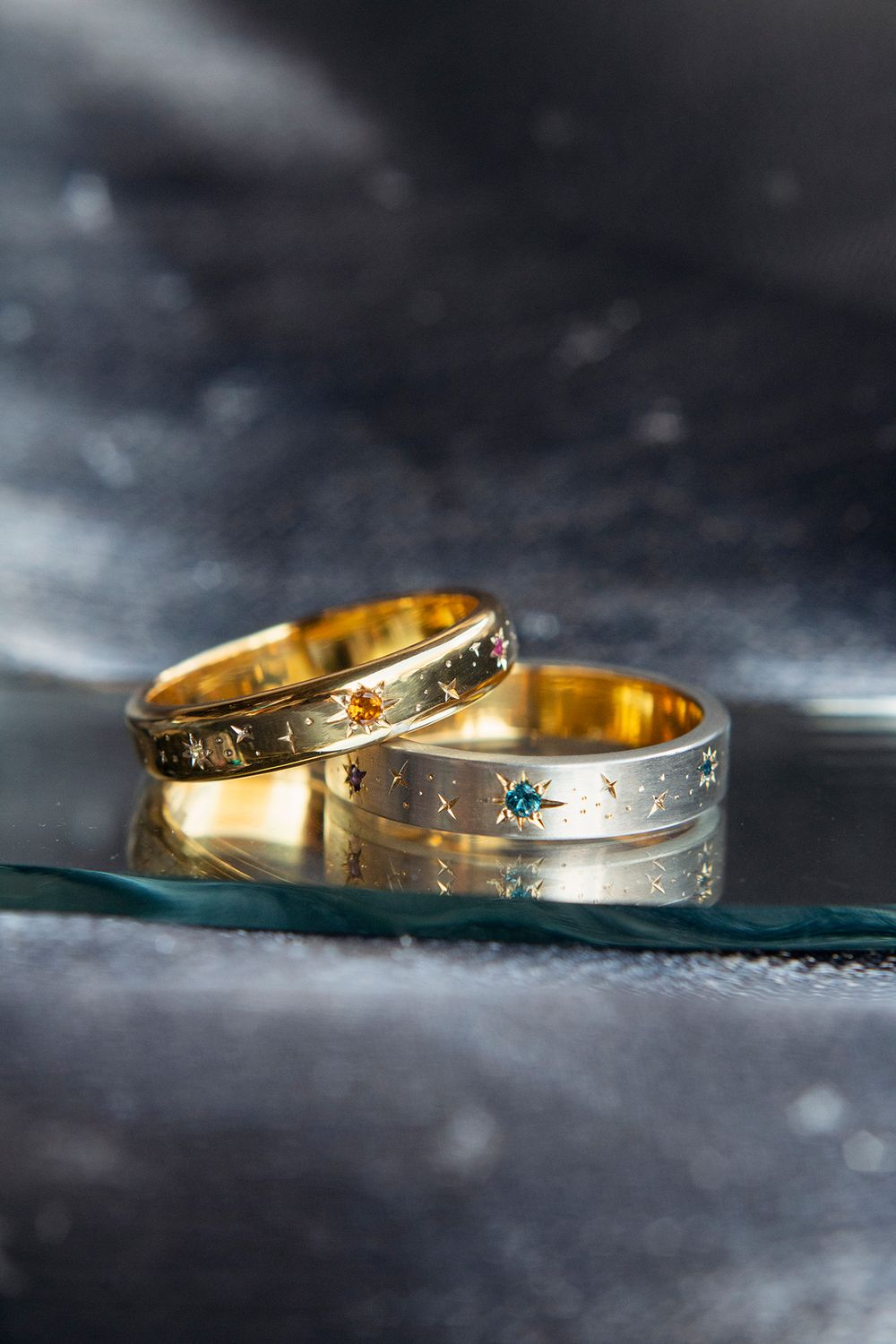 Custom Celestial Bands for Thea