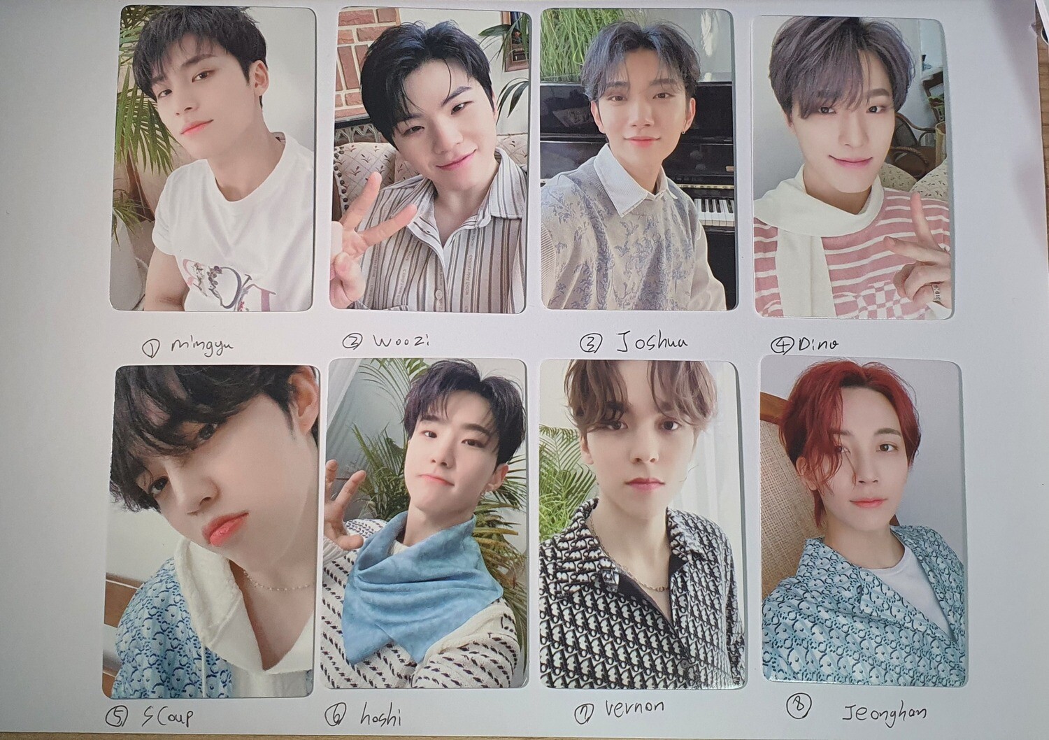 SEVENTEEN ポストカード　うるしぱ SEVENTEEN ポストカード うるしぱ