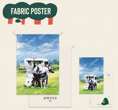 BTS In The Soop - Fabric Poster