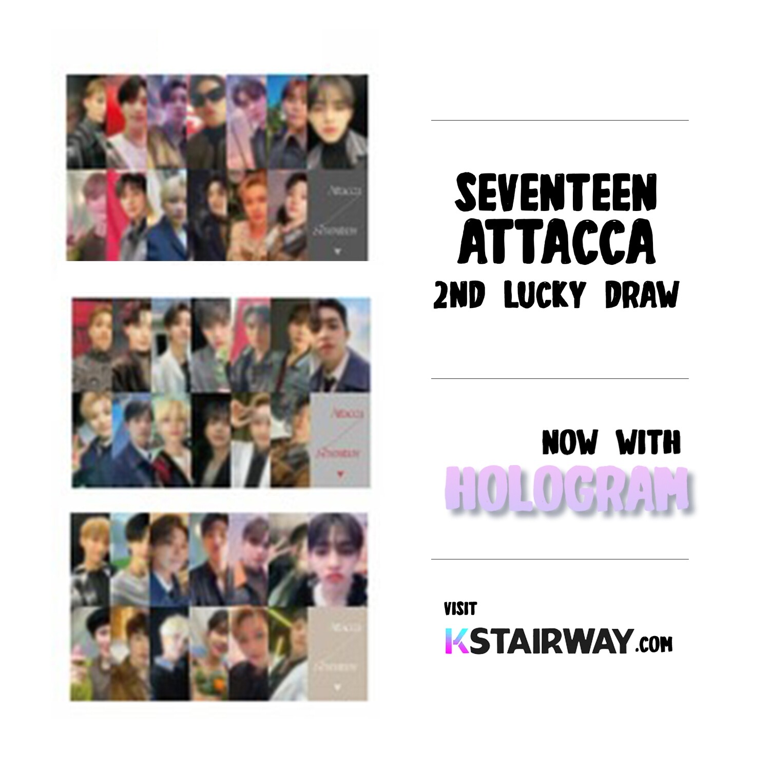 [SEVENTEEN] ATTACCA - 2nd Lucky Draw Photocard #luckydraw