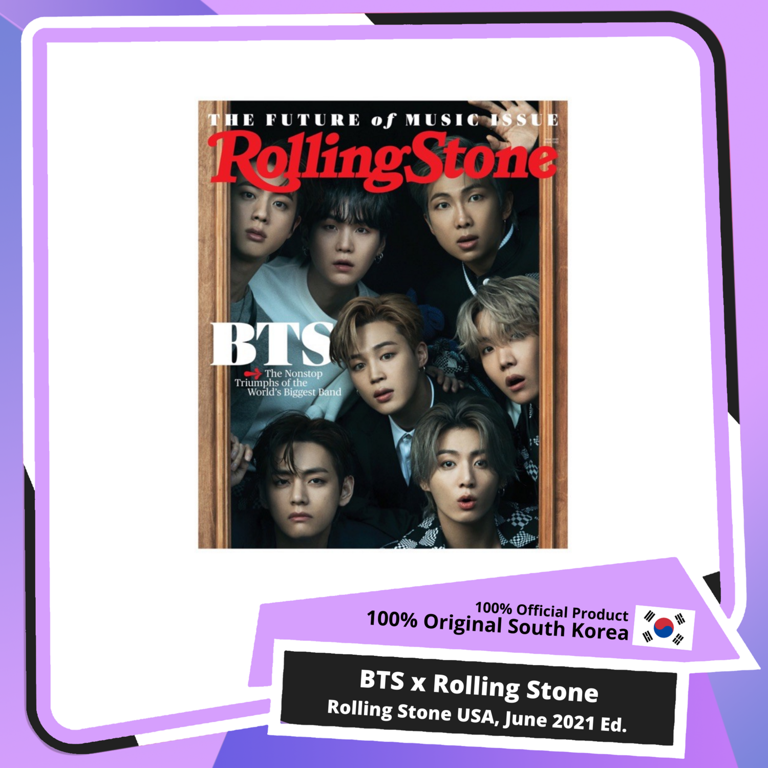 BTS x Rolling Stone - June 2021 Ed.