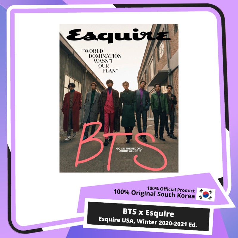 BTS x Esquire - Winter 2020-2021 Ed.