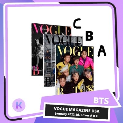 BTS x LV (Louis Vuitton): Special Edition - GQ Vogue Magazine Cover - 2022 Ed.