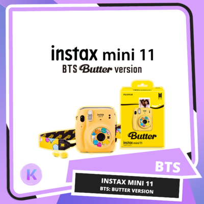 Preorder Instax Mini 11 Camera - BTS: Butter Version -
