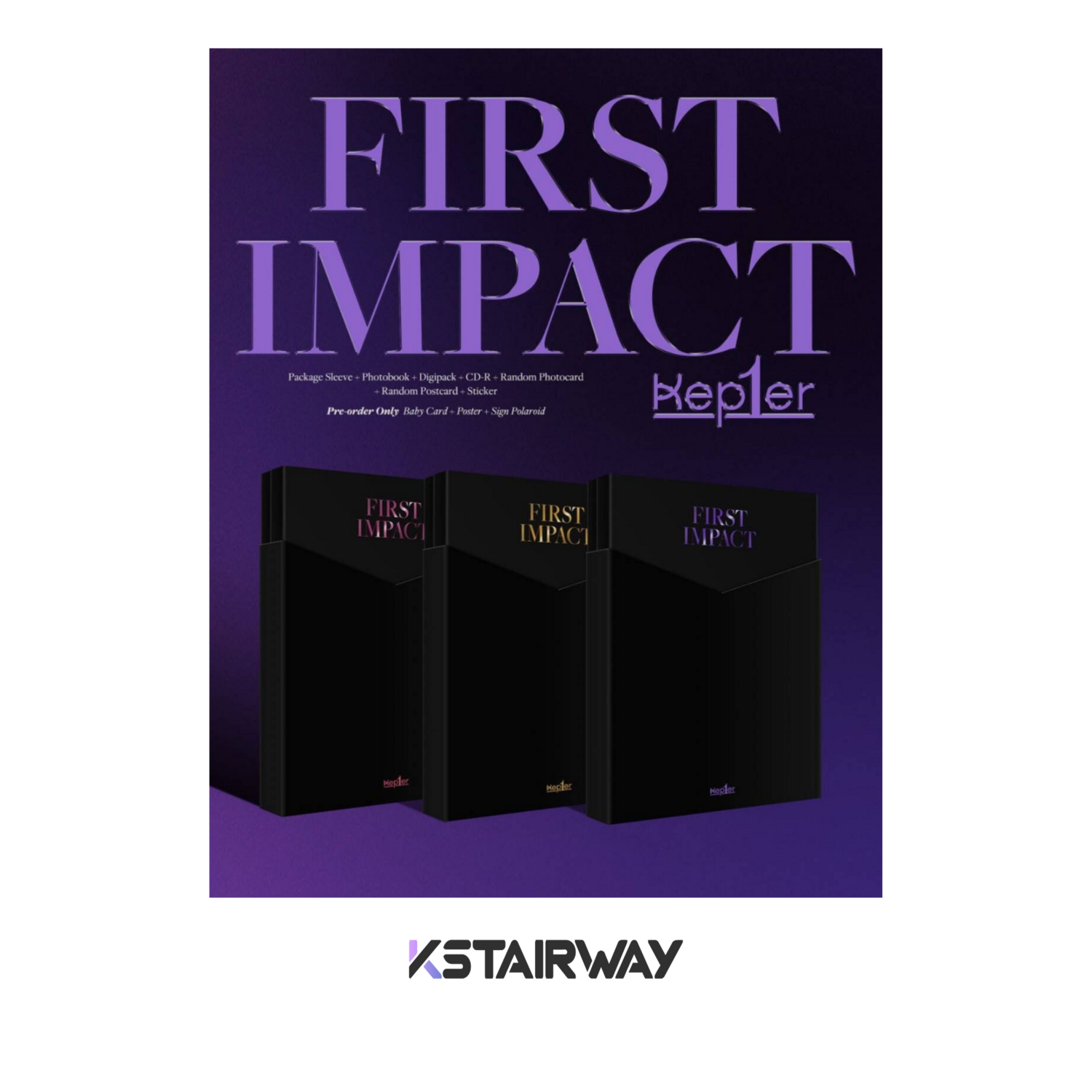 [KEP1ER] First Impact - Album - Kstairway | From Korea For Everyone