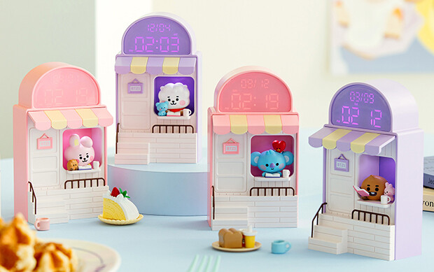 [BT21] LINE FRIENDS Baby Characters - Table Clock