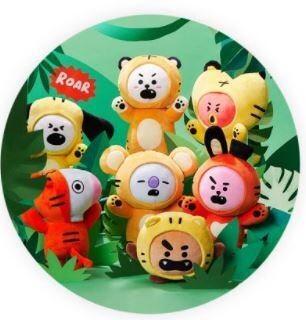 BT21 Tiger Standing Doll
