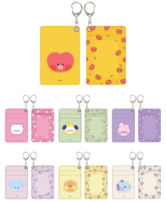 [PRE-ORDER] BT21- Leather Patch Card Holder