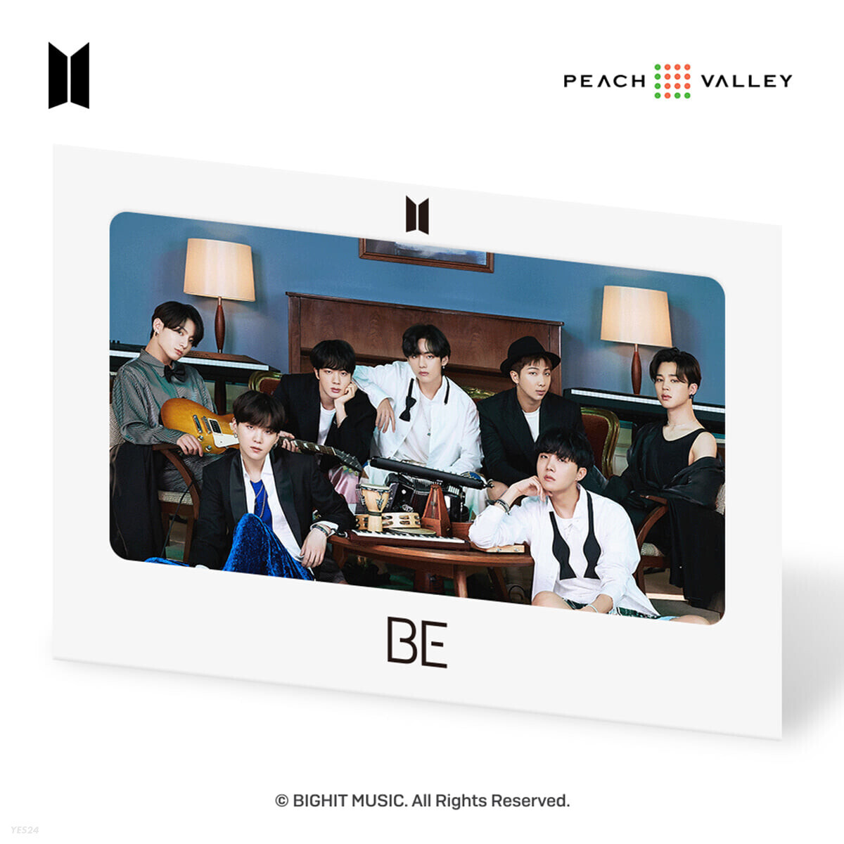 BTS ‘BE’ 3D Lenticular Photo + Hard Case, Choose Item: Group