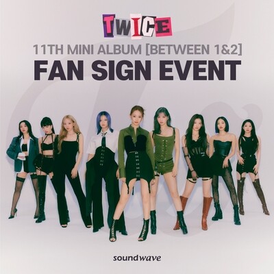 TWICE 11th Mini Album [Between 1&2] Fan Sign Event-Photocard