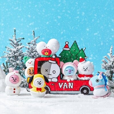 BT21 Winter Edition Standing Dolls