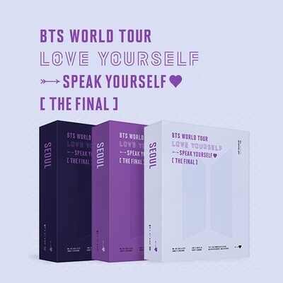 BTS WORLD TOUR ‘LOVE YOURSELF : SPEAK YOURSELF’ [THE FINAL] DVD / DIGITAL CODE / Blu-ray