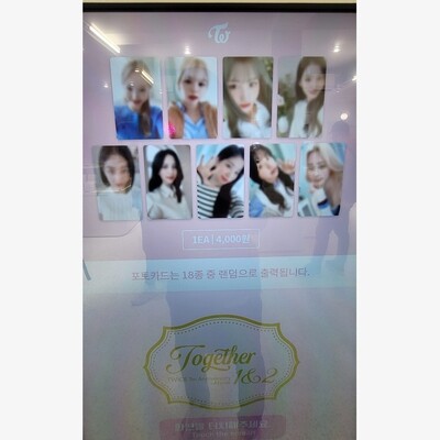 TWICE -  7TH ANNIVERSARY [Together 1&2] POP-UP STORE & EXHIBITION LUCKYDRAW PHOTOCARD