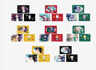 Straykids X Skzoo The Victory ( Without POB ), option: Postcard and Envelope Set Wolf