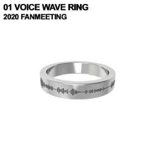 [CLEARANCE SALE] HAN SEUNG WOO OFFICIAL MERCHANDISE, Choose Item: Voice Wave Ring - Han Seung Woo Fanmeeting 2020 MD - Free Mini Paper Bag