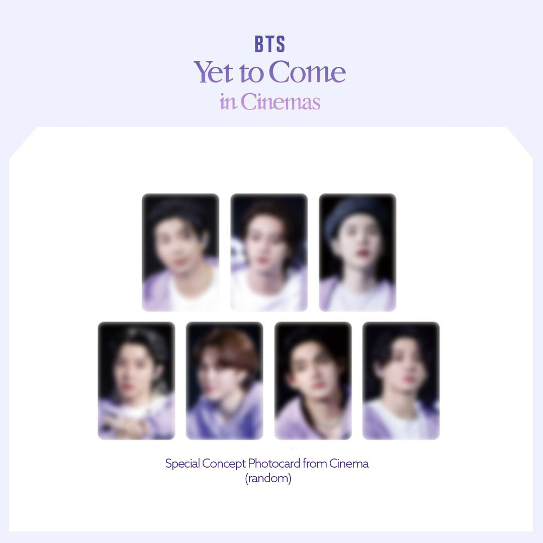 BTS Yet To Come in Cinema Photocard