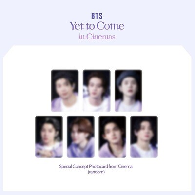BTS Yet To Come in Cinema Photocard
