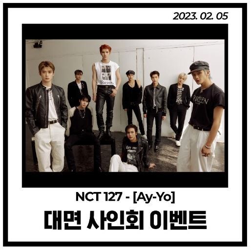 NCT 127 Ay-Yo Fansign Event