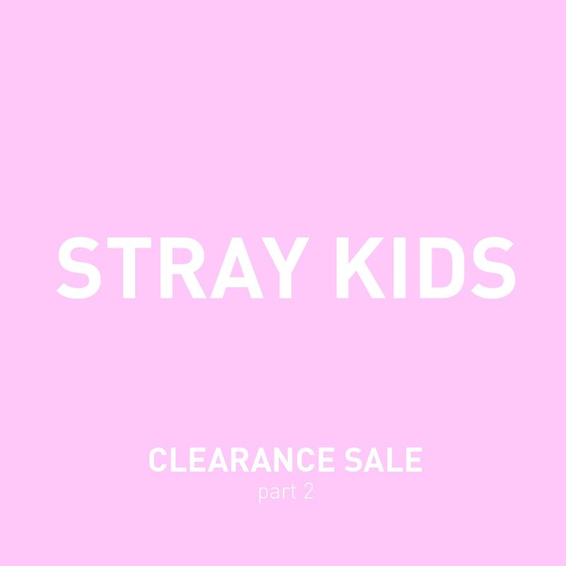 [CLEARANCE SALE part 2] STRAY KIDS