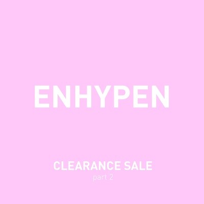 [CLEARANCE SALE part 2] ENHYPEN