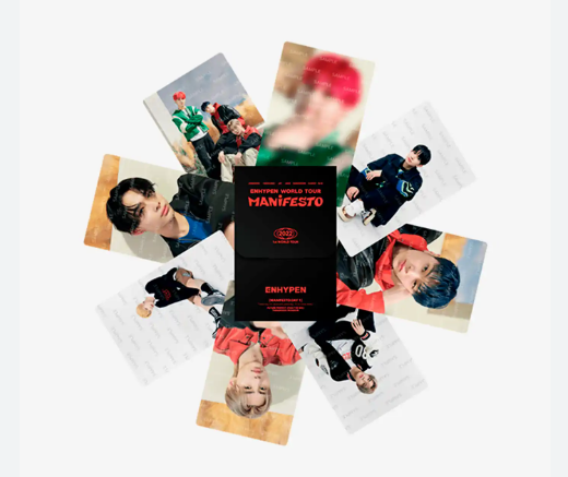 Enhypen World Tour Manifesto Photocard Binder