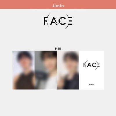 BTS JIMIN 'FACE' LD EVENT M2U ( Photocard ONLY + Can Choose Type )
