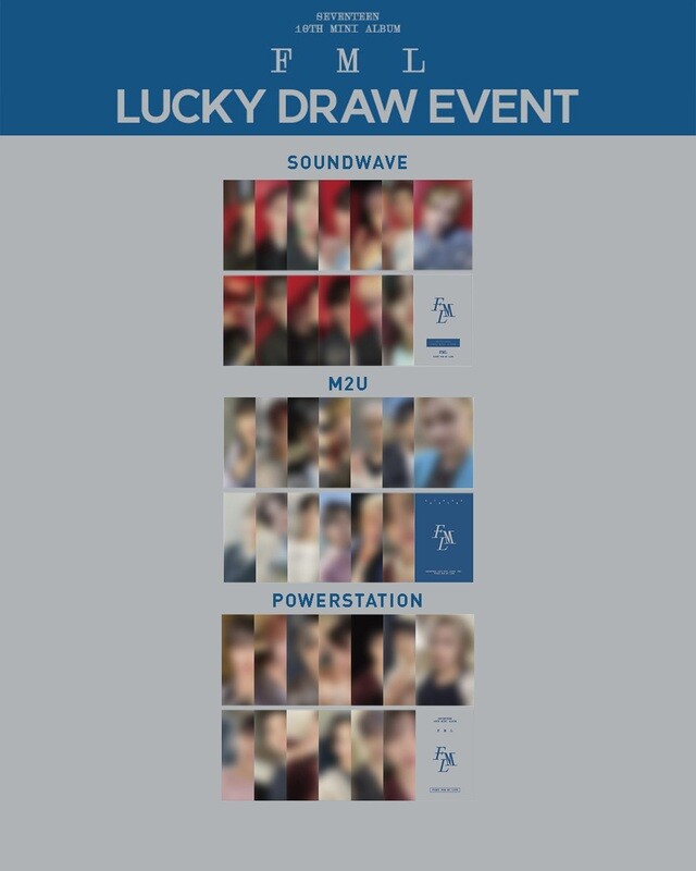 SEVENTEEN 10th Mini Album "FML" Lucky Draw Event
