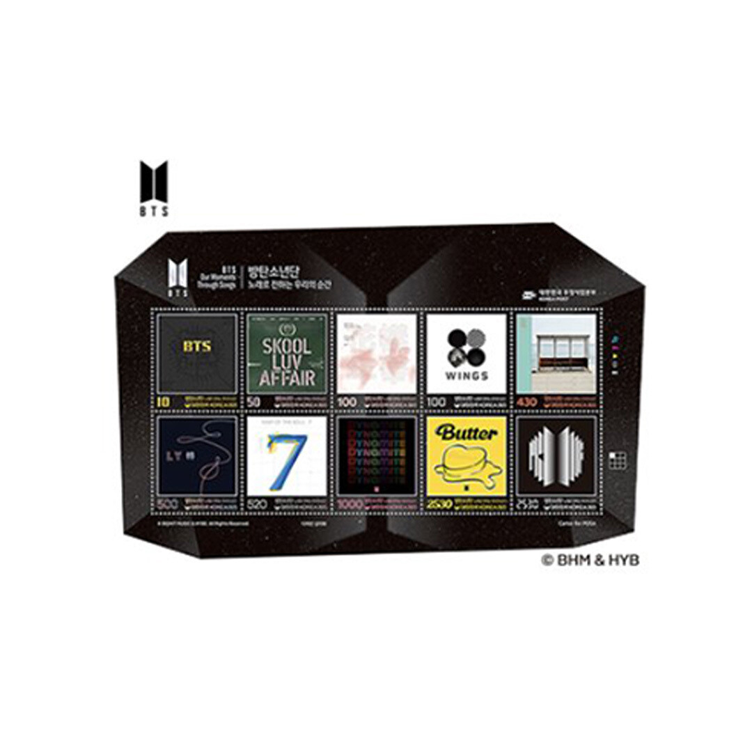 BTS COMMEMORATIVE STAMP, Choose Item: 1. Stamp Only - BTS COMMEMORATIVE STAMP