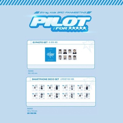Stray Kids SKZOO 3RD FANMEETING ‘PILOT : FOR ★★★★★’ OFFICIAL MERCH [Part 1]