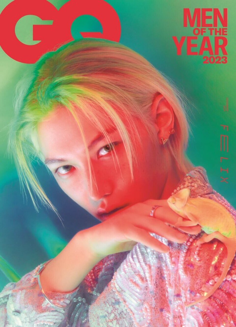 Stray Kids FELIX GQ KOREA Magazine Man of The Year 2023 (December)