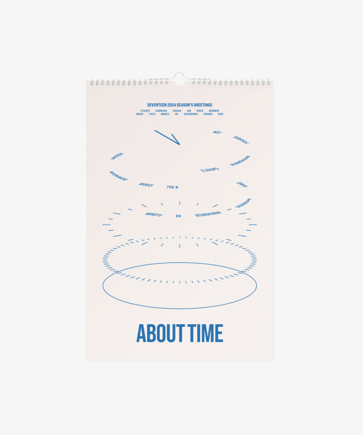 SEVENTEEN 2024 SEASON'S GREETINGS / WALL CALENDAR, Choose Item: 1pc WALL CALENDAR