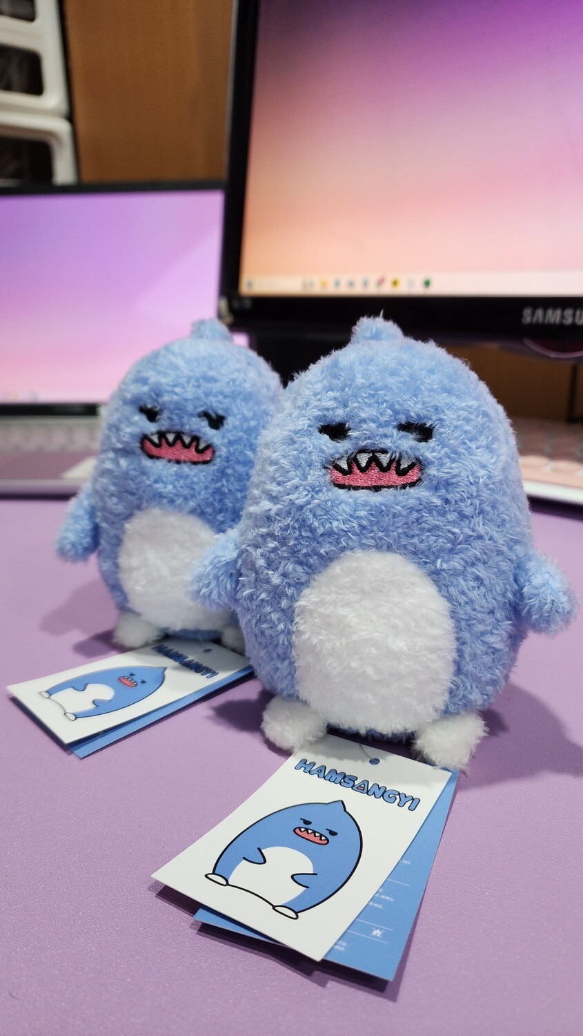 MONSTA X - Kihyun [HAMSANGYI & HAMSGYI] OFFICIAL MD, Choose Item: HAMSANGYI MINI DOLL - MONSTA X - Kihyun Official MD ( Shark )