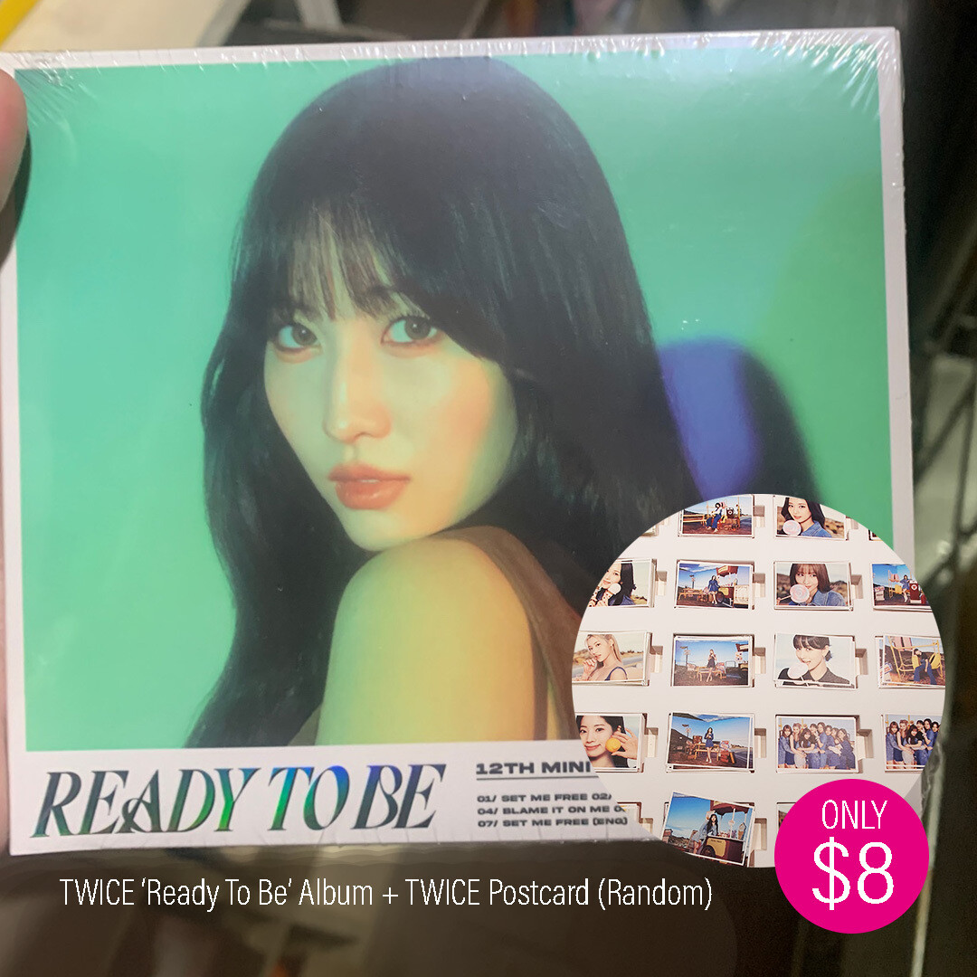 TWICE ‘Ready To Be’ Album + TWICE Postcard (Random)